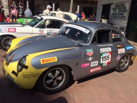 Karlo Flores' 1960 Porsche 356-B is proudly carrying our VRCBC decals in this year's La Carrera Panamericana. - K. Flores photo