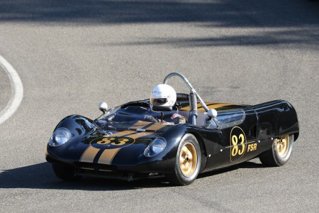 The VRCBC's own Steve Clark in his 1963 Lotus 23B sports racer. - Brent Martin photo